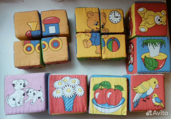 Мягкий кубик развивающий