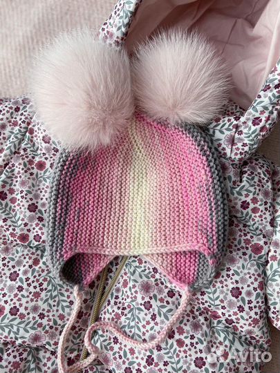 Вязаная шапка детская
