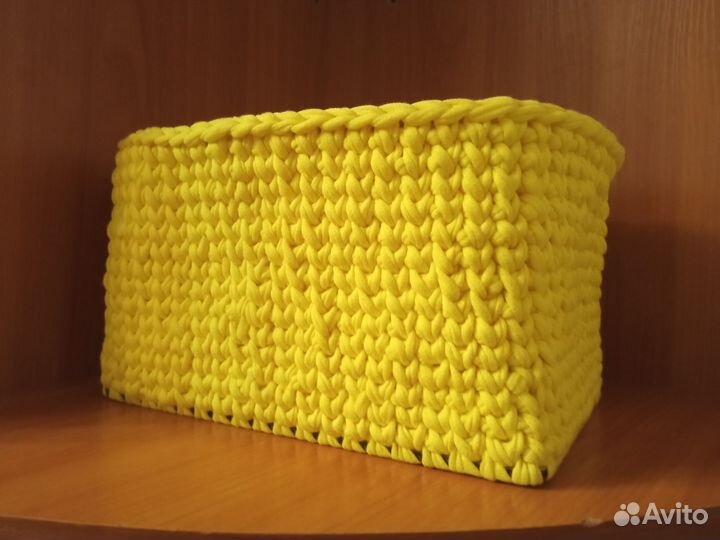 Корзины вязаные ручной работы