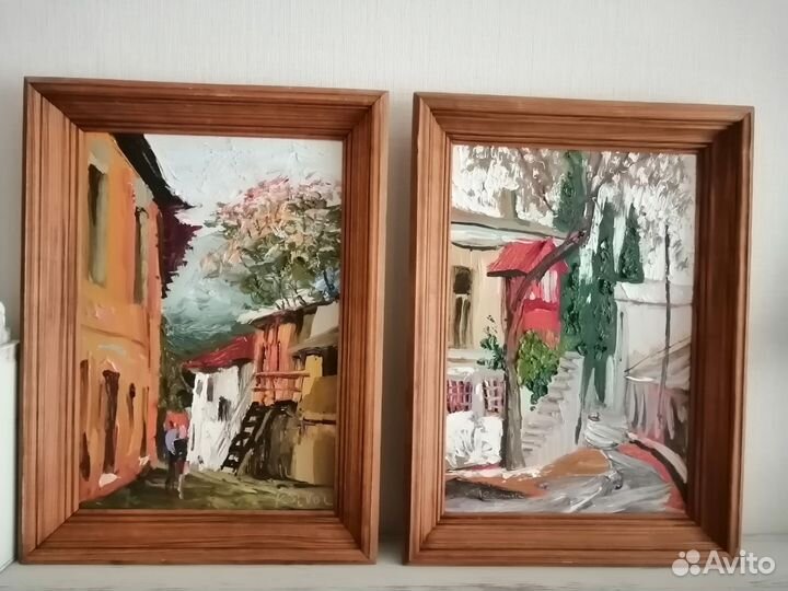 Картины.Масло. Улочки старой Ялты