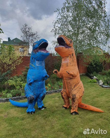 Костюм динозавра надувной T-REX, Миньон и т.д