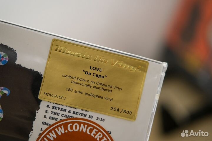 Love – Da Capo (Limited Edition, Numbered, Gold, 1