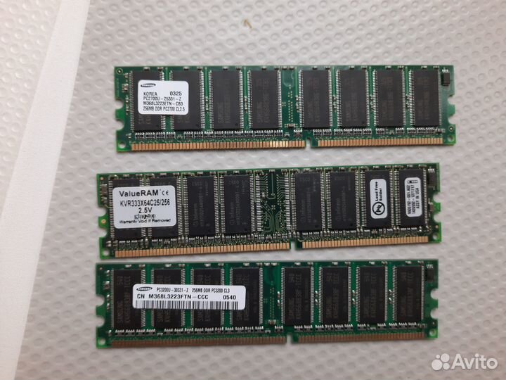 Память DDR 256 мб