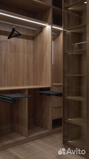 Гардеробная встроенная