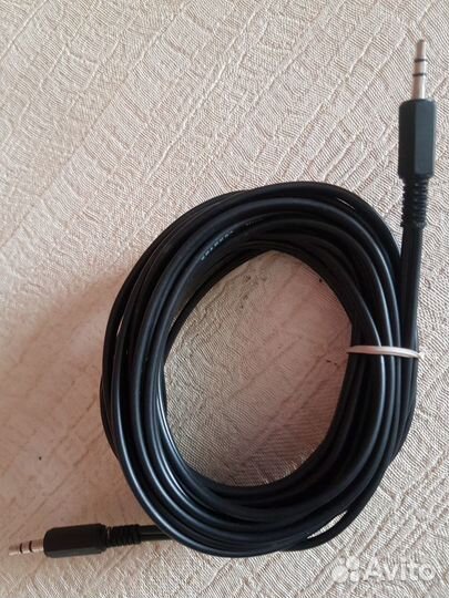 Переходники кабеля для наушников 5м 3,5jack и др