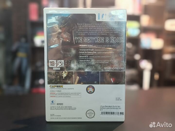 Игра Resident Evil 4 Wii Edition Nintendo Wii Б/У