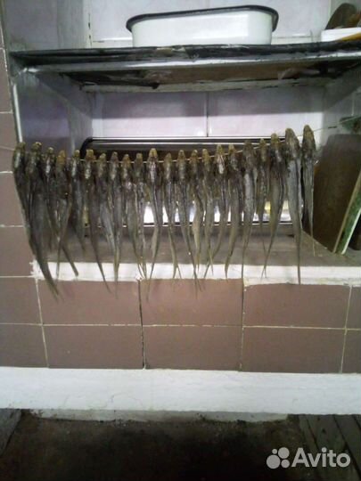 Рыба вяленая, сушеная