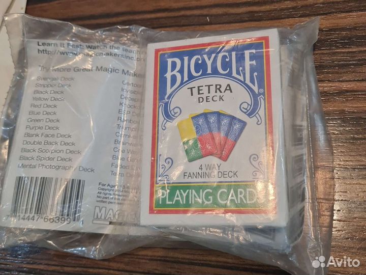 Игральные карты bicycle Tetra deck