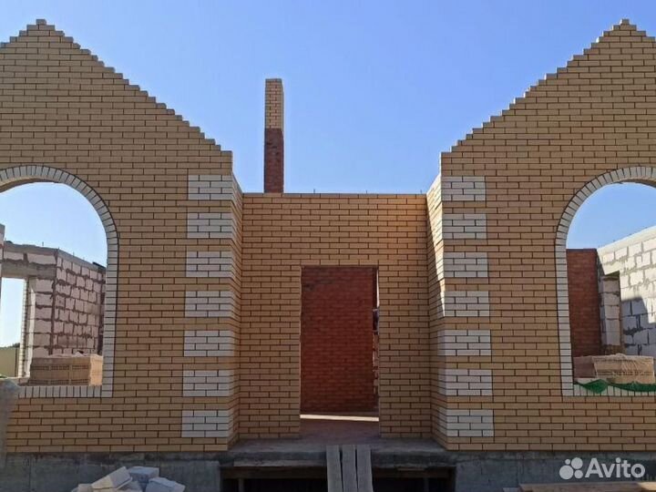 Дом 100м2 из кирпича под ключ в ипотеку