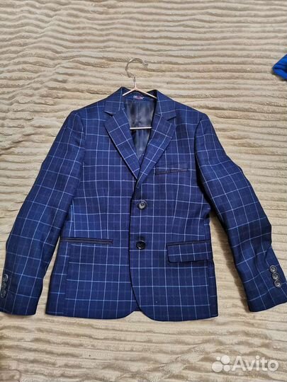 Пиджак школьный для мальчика 122- 128