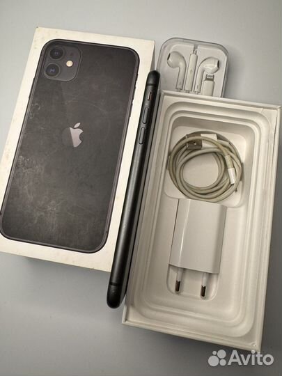 iPhone 11 64gb (Sim, Достойный, Полный комплект)