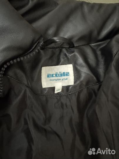 Куртка демисезонная для девочки 134 140 утепленная