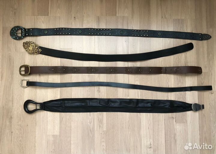 Ремни женские кожаные