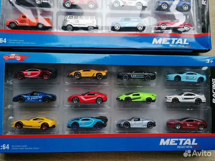 Набор металлических машинок 12 шт. Новые