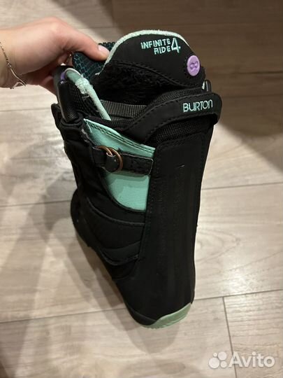 Сноубордические ботинки burton supreme mint/black