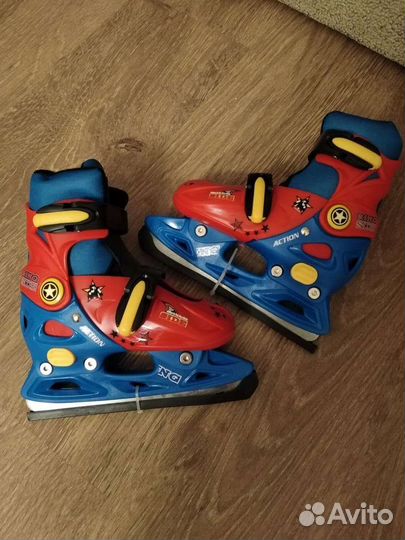 Коньки детские раздвижные