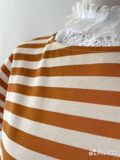 COS футболка топ в полоску плотная M