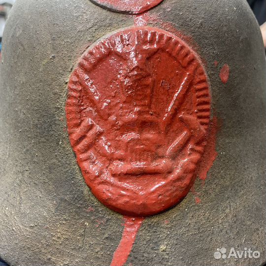 Каска Шлем Пожарного 1950-1960 годы (Сзр)