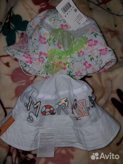 Панама для мальчика 50см,носки