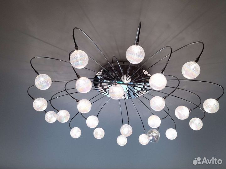 Люстра потолочная бу