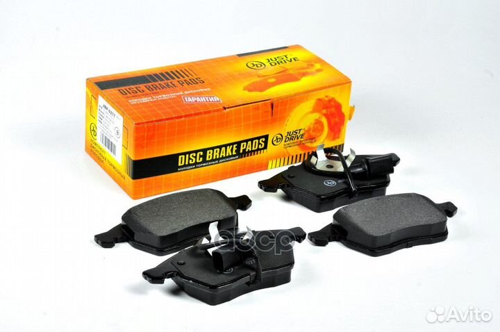 Колодки тормозные, передние GDB1307 JBP0277 Jus