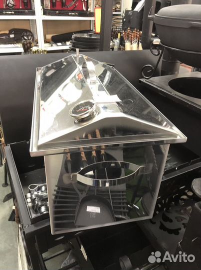 Коптильня нержавеющая сталь 1,2 мм. 250х500х250 с