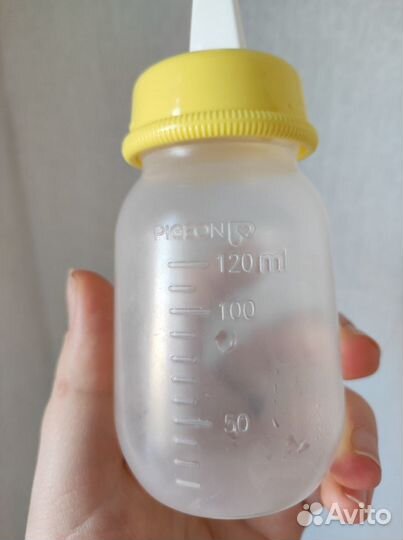 Pigeon бутылочка 120мл с ложкой для кормления