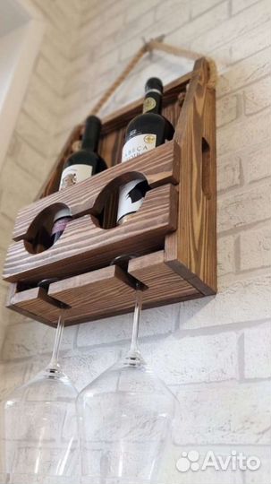 Поднос-пивница из дерева