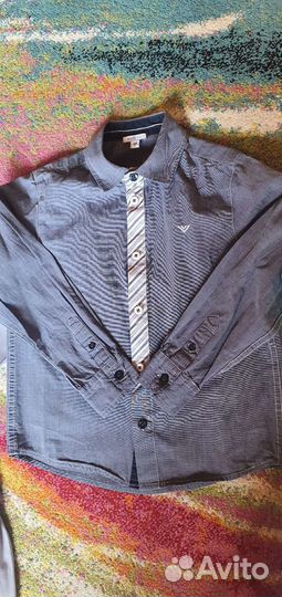 Рубашки на мальчика 122 128