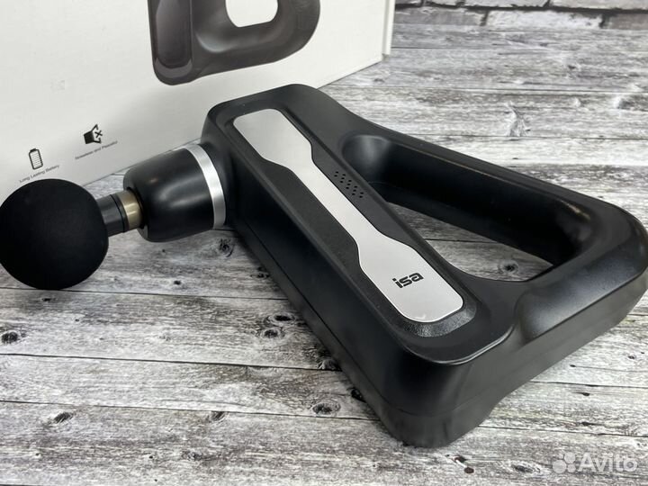 Перкуссионный массажер isa 8 насадок