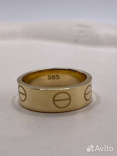 Кольцо Cartier “Love” из золота 585 пробы