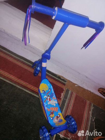 Самокат трёхколёсный детский
