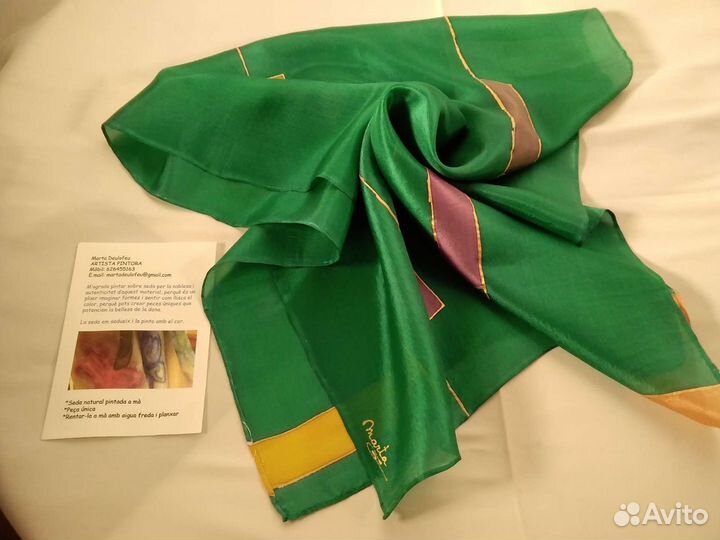 Дизайнерский женский шарф. Испания