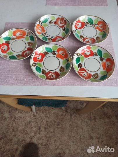 Чашка с блюдцем чайная пара СССР