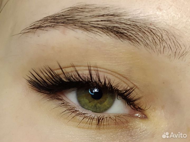 Наращивание, ламинирование ресниц, брови