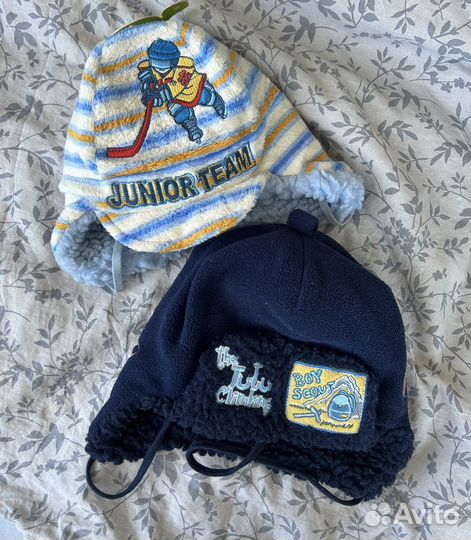 Шапка 46-48 зимняя для мальчика