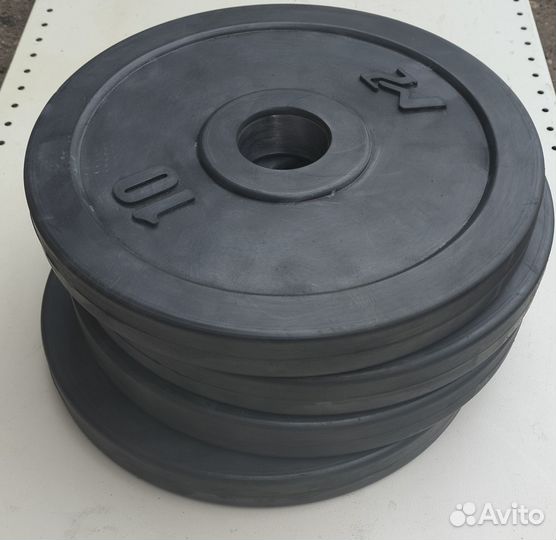 Диски блины обрезиненные 10 кг