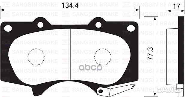 Колодки торм.дисковые Hi-Q toyota FJ cruiser 07