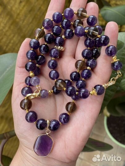 Комплект из аметиста