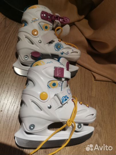 Коньки детские раздвижные 26-30