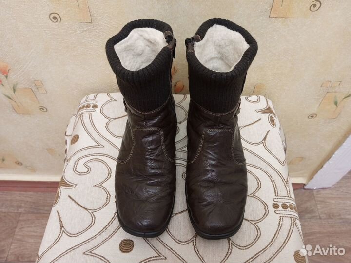 Полусапоги женские зимние Rieker + Сумка