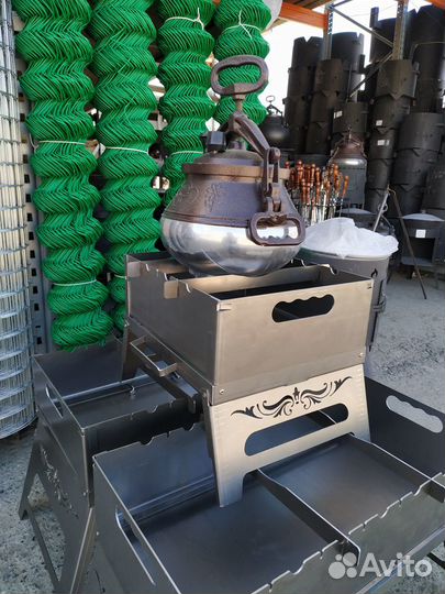 Мангал - чемодан(складной)
