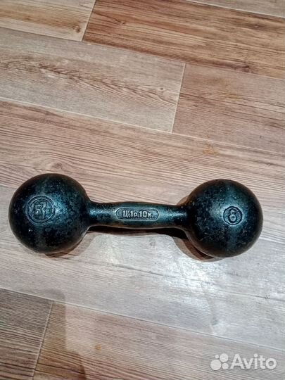 Гантель советская 6 кг