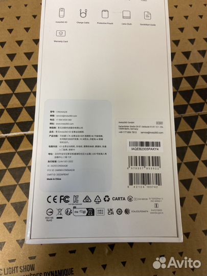 Экшн камера insta 360 x3 action Cam новая