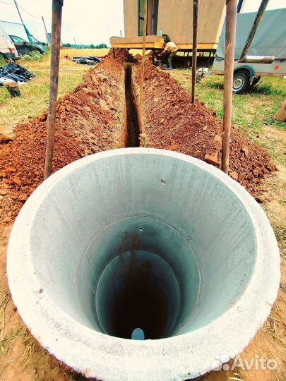 Септик из бетонный колец