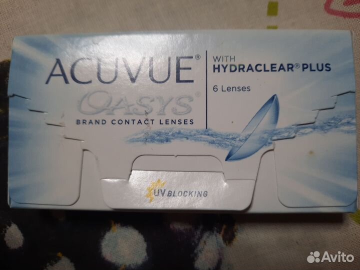 Линзы acuvue oasys -4.0
