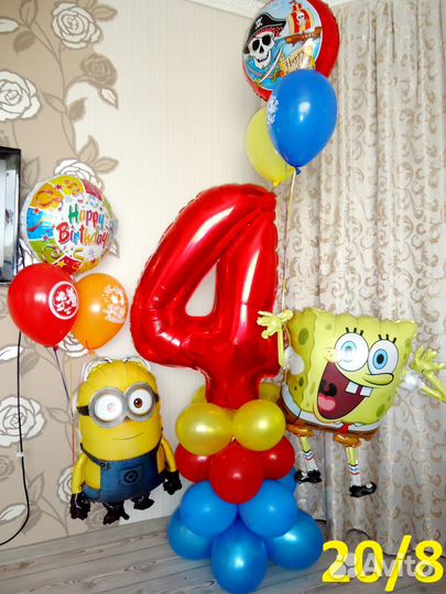 Оформление воздушными шарами