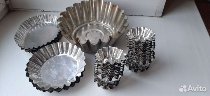 Формочки для выпечки металлические