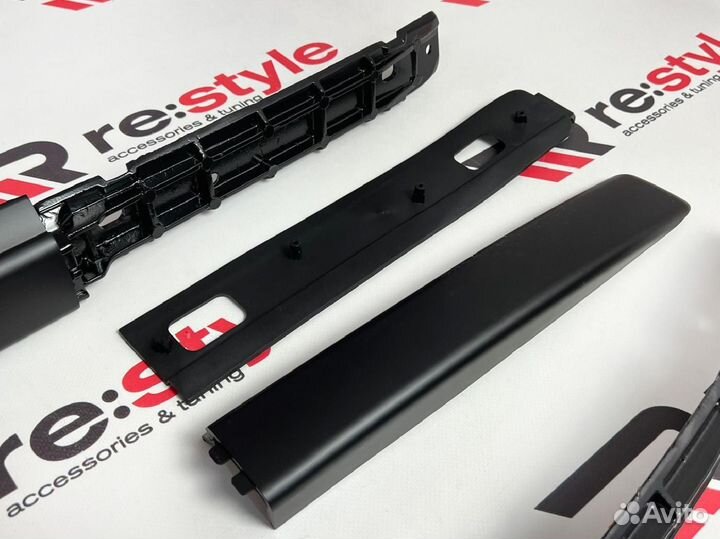 Рейлинги Mitsubishi Outlander 13г Черные N2136