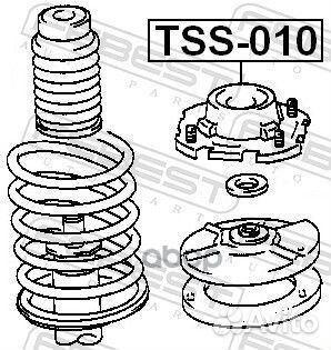 Опора переднего амортизатора (toyota corsa/terc